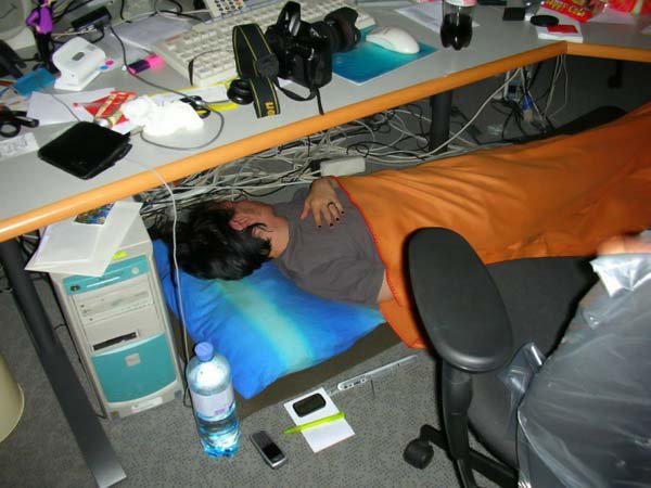 These People Snapped Sleeping At Work Will Give You Workgoals