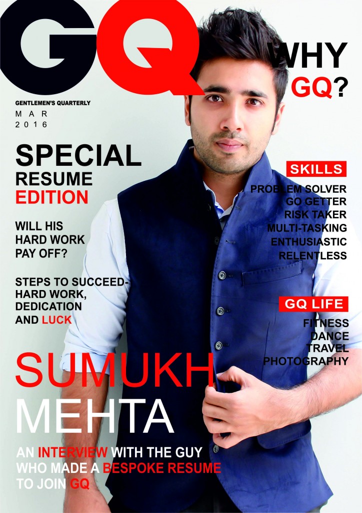 Sumukh Mehta GQ Magazine