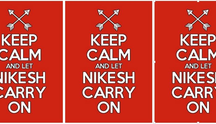 keep calm and let nikesh carry on