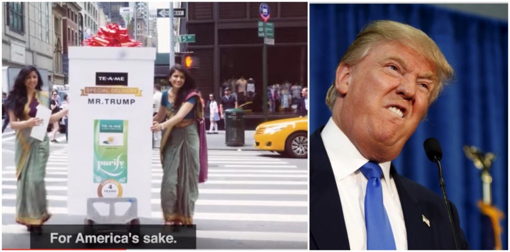 Indian tea company teame sends 6000 teabags tea for trump