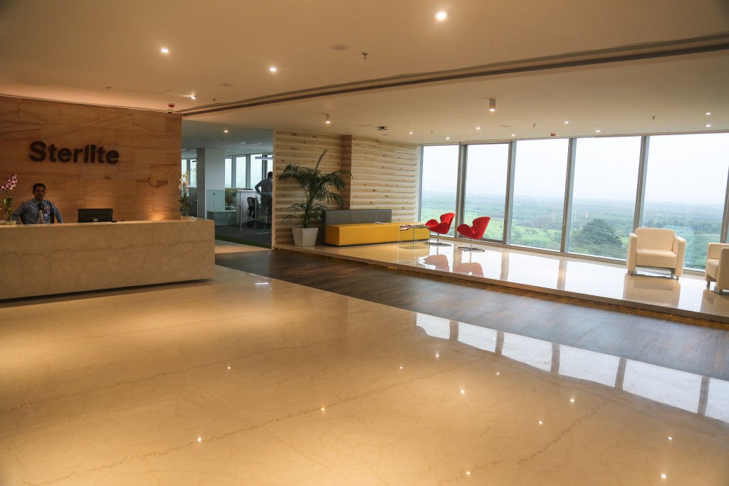 Sterlite Lobby - overlooking mangroves