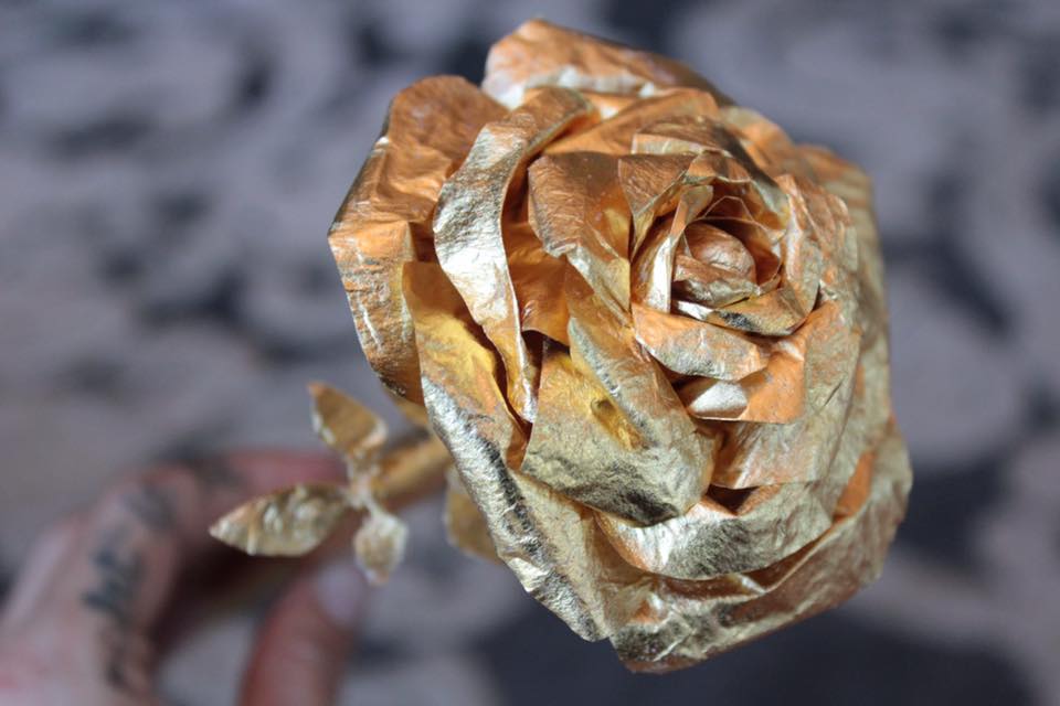 gold plated rose joint