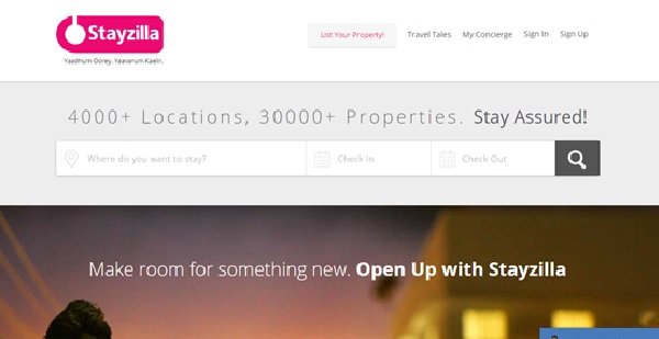 stayzilla top travel startups in india