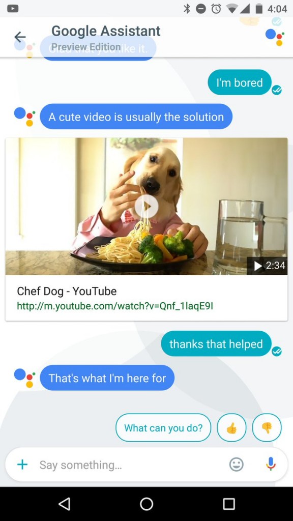 Google assistant best answers