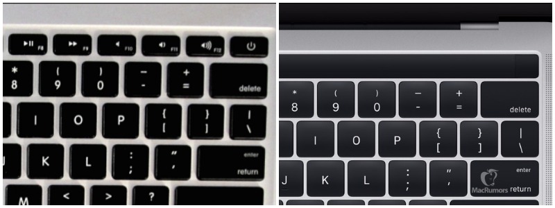 macbook keyboard touch pad