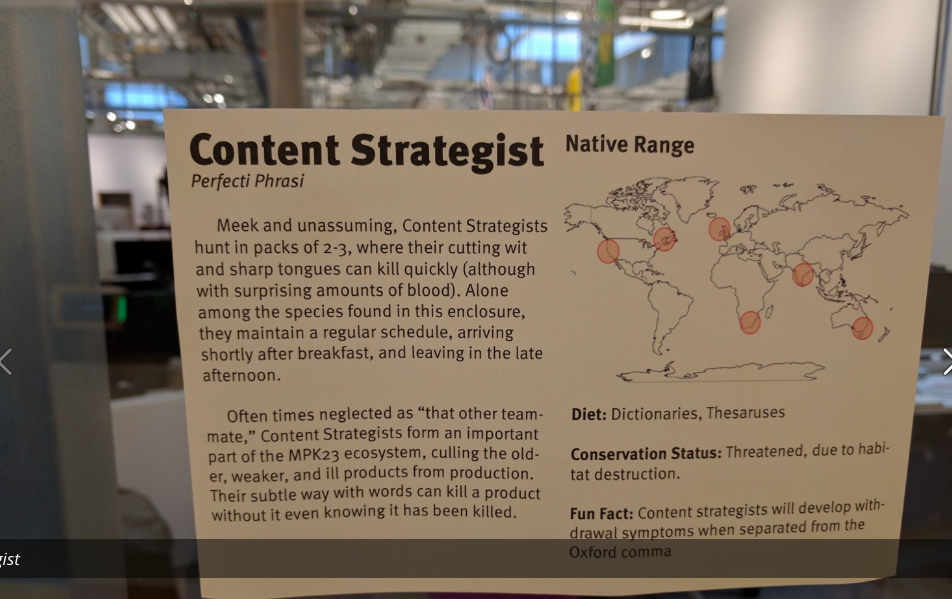 facebook office content strategist poster