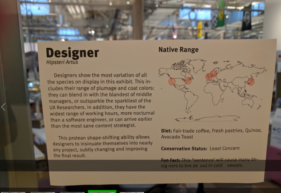 facebook office designer poster