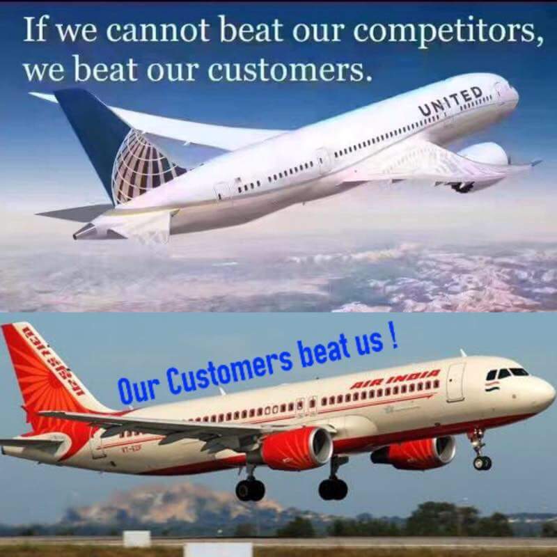air india united airlines meme