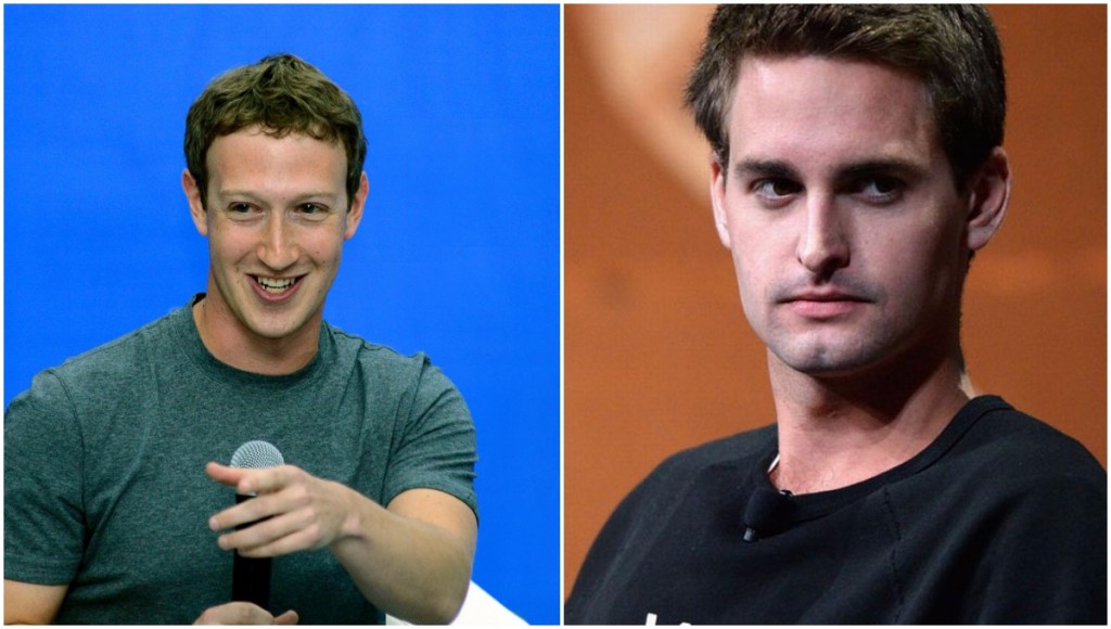 mark zuckerberg trolls evan spiegel