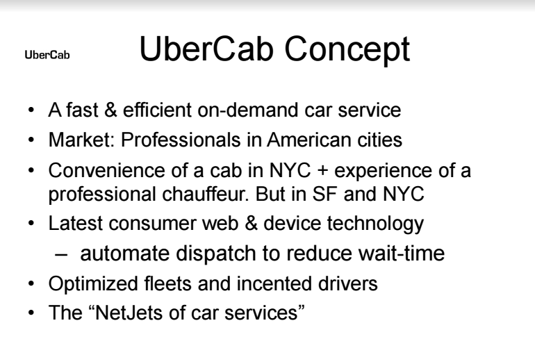 uber pitch deck