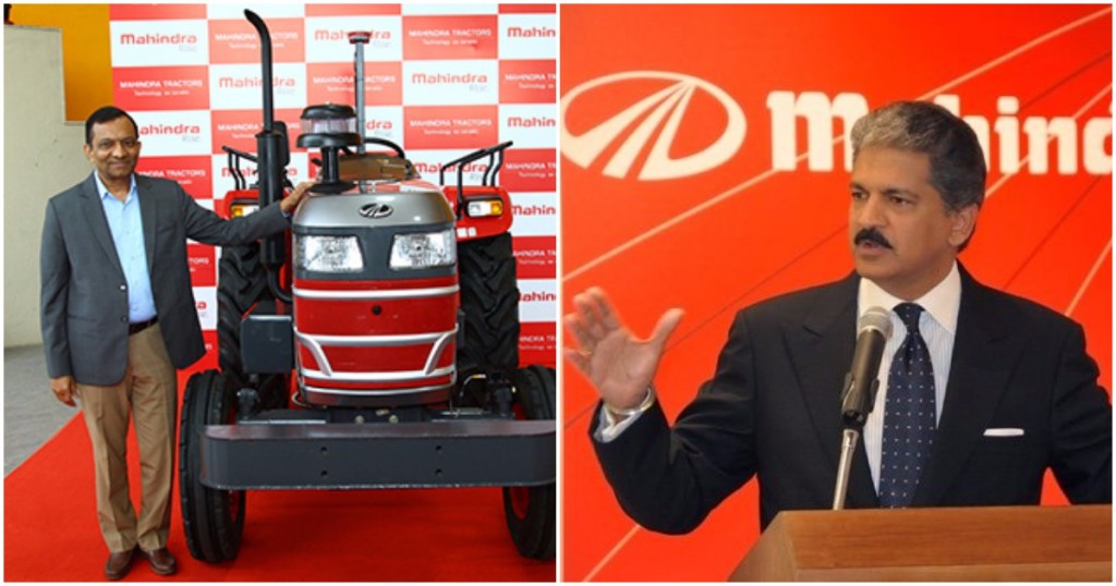 mahindra self driving tractor