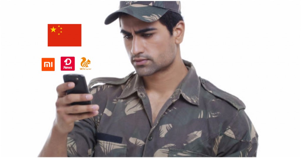 indian troops chinese apps
