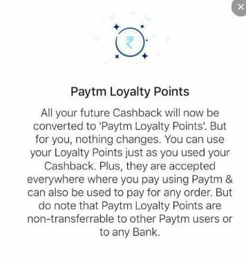 paytm loyalty points