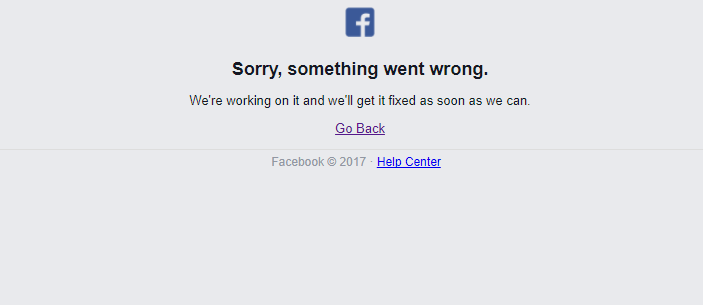 facebook down