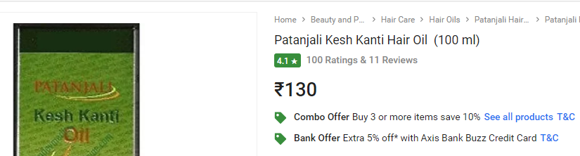 flipkart patanjali offer