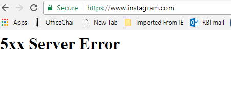 instagram down