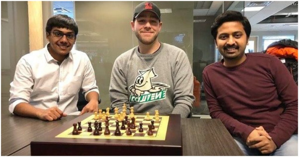 The automated chess board game Square Off, on display during the