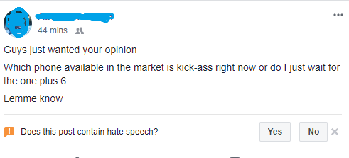 facebook hate speech