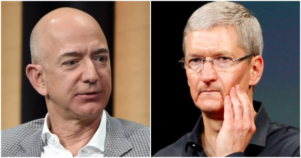 apple amazon out of trillion dollar club