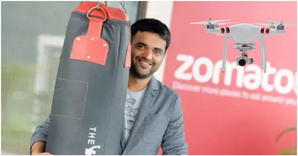 zomato drone delivery