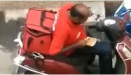 Zomato Executive Eats Orders On The Way, Video Goes Viral Zomato Executive Eats Orders On The Way, Video Goes Viral