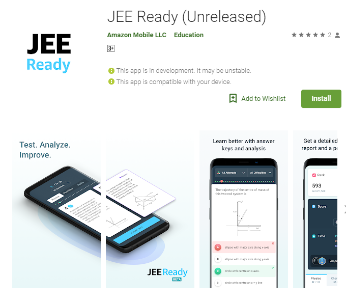 jee ready amazon