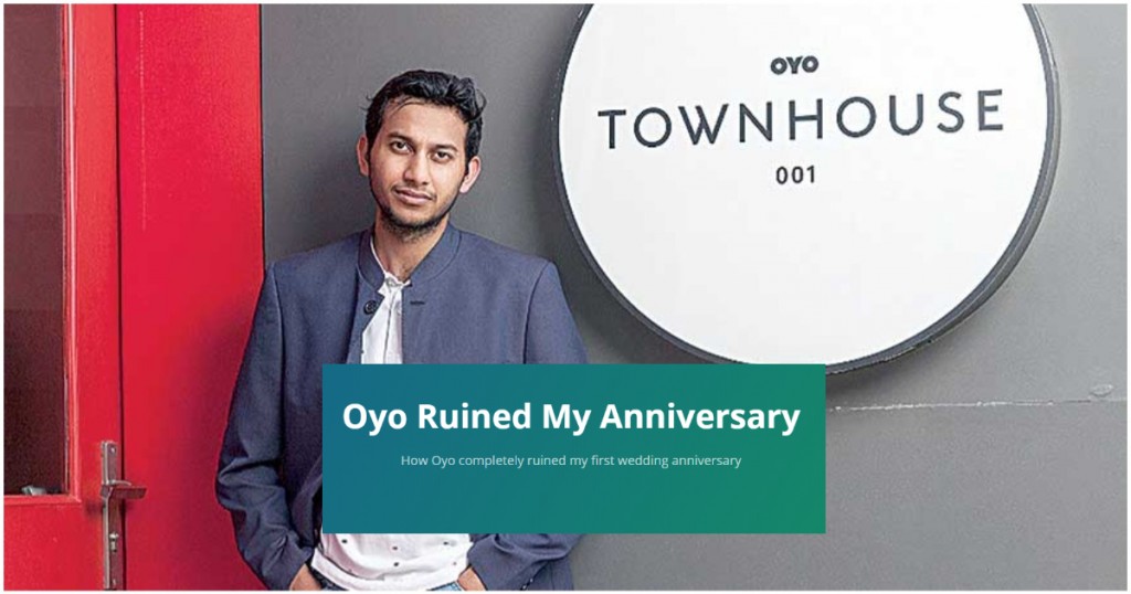oyo ruined my anniversary