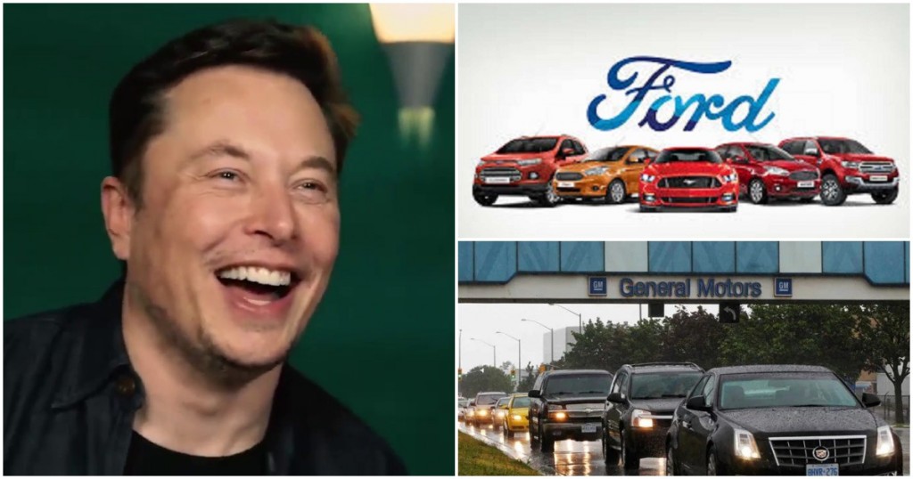 elon musk tesla ford general motors