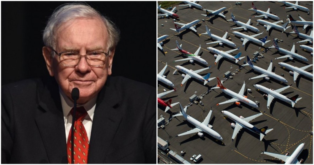 warren buffett sells stake in airlines