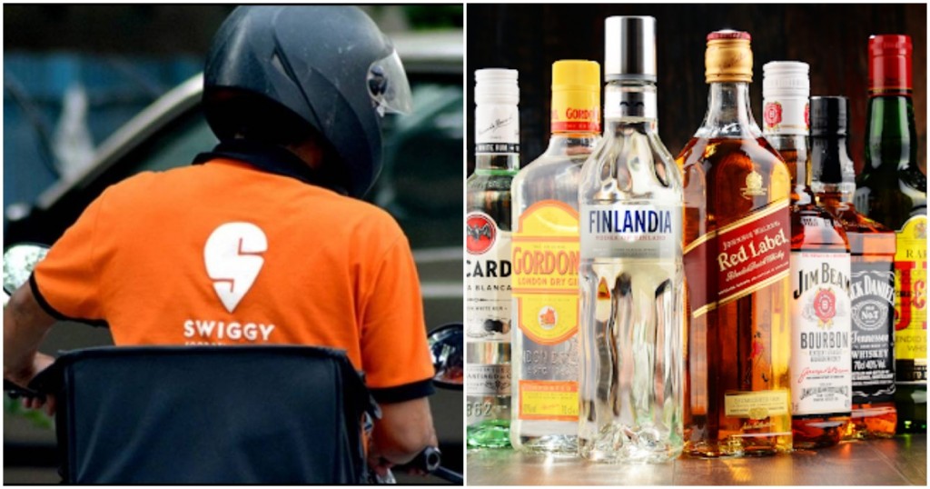 swiggy home delivery of alcohol