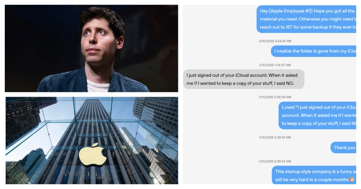 OpenAI Publishes Internal Texts, Says Apple Employees Helped Chang Liu Move Files