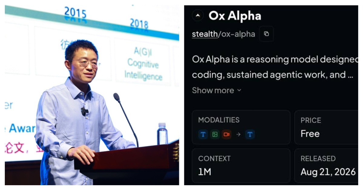 Ox Alpha (GLM 5.3 Flash) Was Powered By “Pure Chinese Chips”, Is Priced At 1/100th Of Frontier: Z.AI Founder Jie Tang