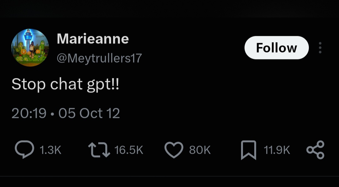 “Stop Chat GPT”: Mysterious Twitter Post From 2012 Goes Viral