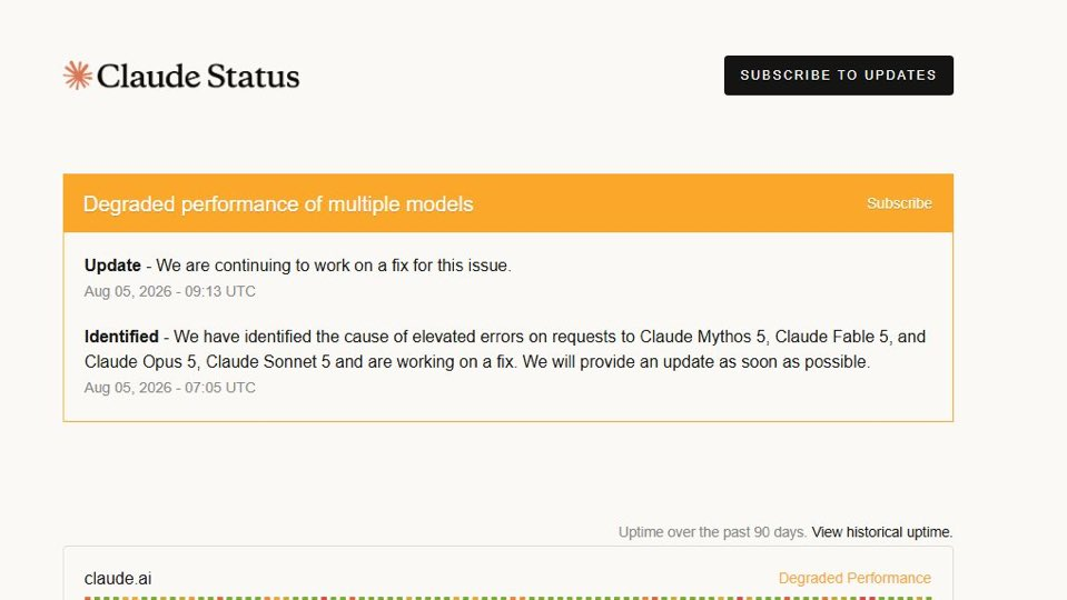 Claude Is Down For Many Users For Over 4 Hours In Major Outage