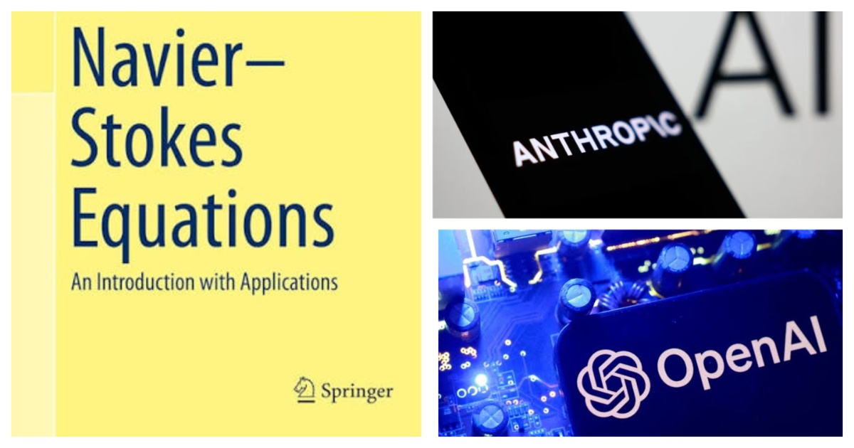 Anthropic, OpenAI Researchers Spar Over What Appears To Be Credit For Progress Towards Solving Navier-Stokes Equation
