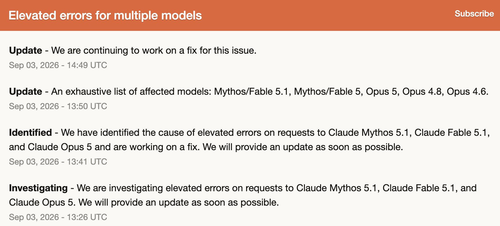 ChatGPT, Claude & Grok Return Errors To Some Users In Simultaneous AI Outage
