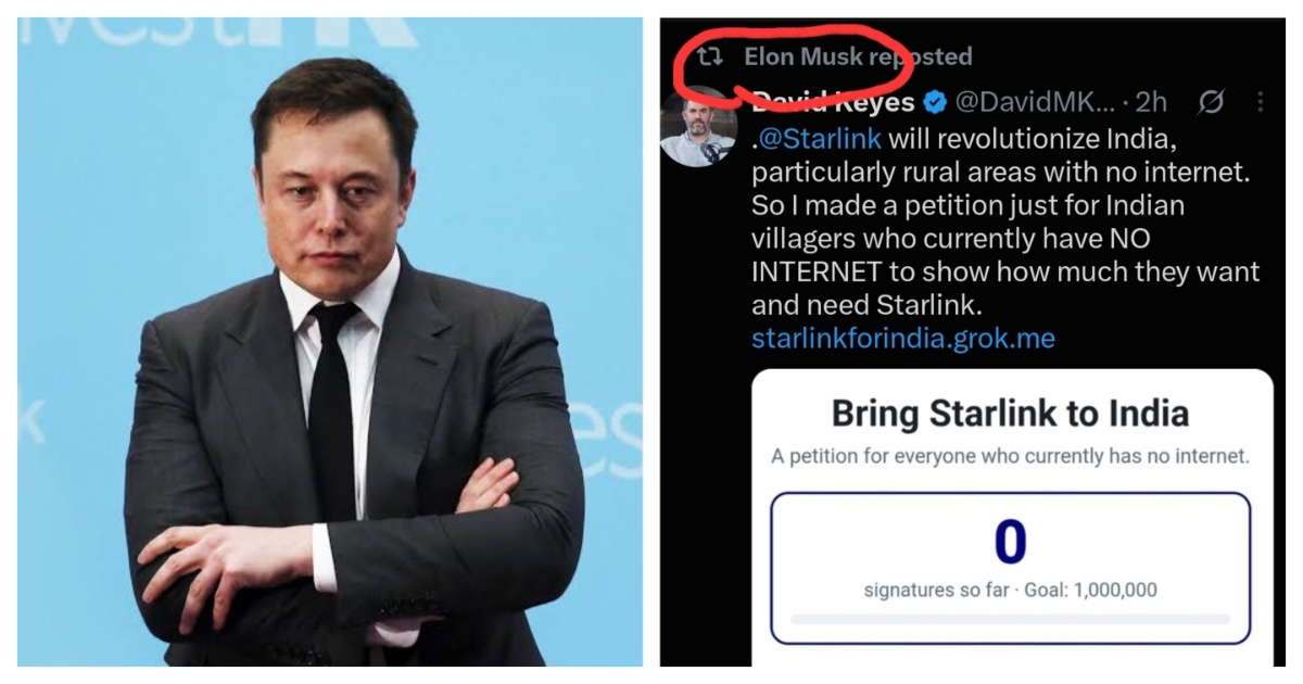Elon Musk Tricked by Prank Petition Concerning Starlink Access in India
