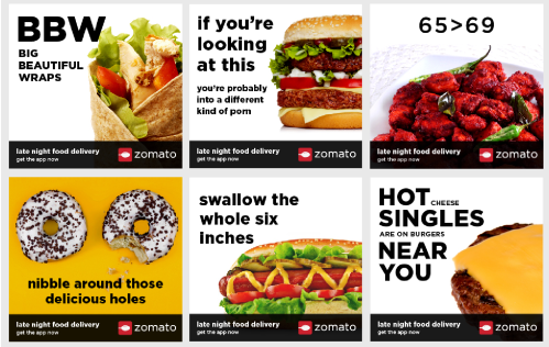 Adult Food Porn - Zomato Takes Food Porn To The Next Level With 'Dirty' Ads