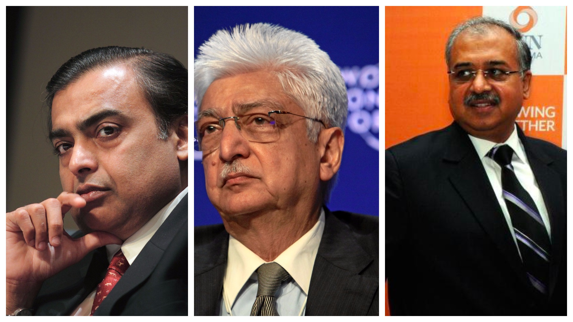 Richest Indians In the world mukesh ambani, aziz premji, dilip sanghvi