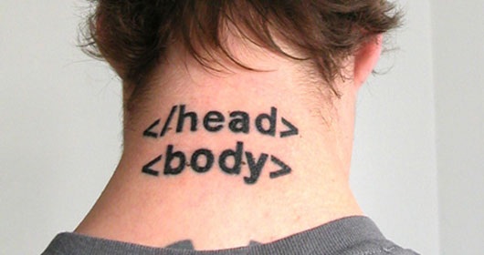 web developer jokes tattoo