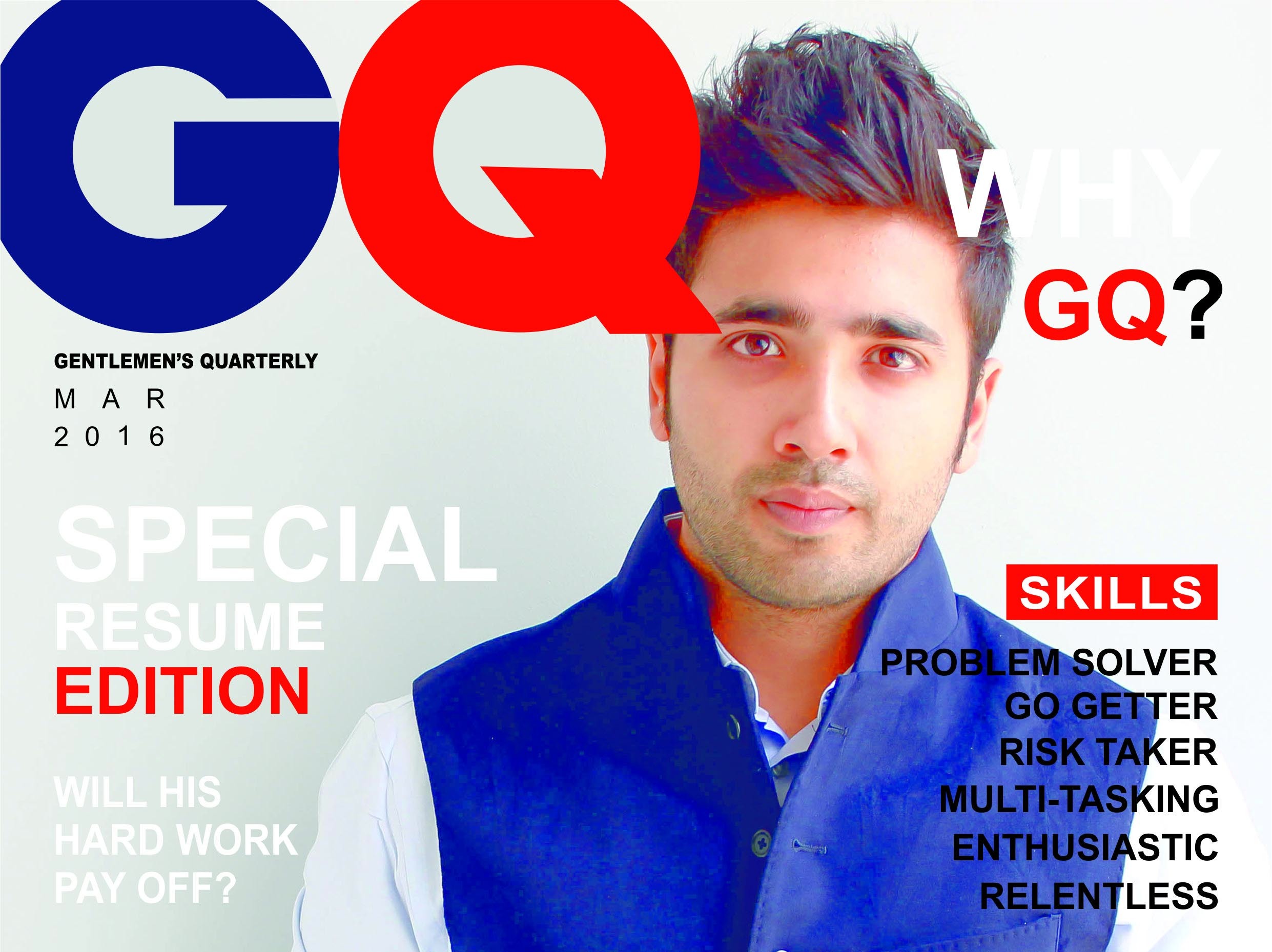 GQ magazine resume