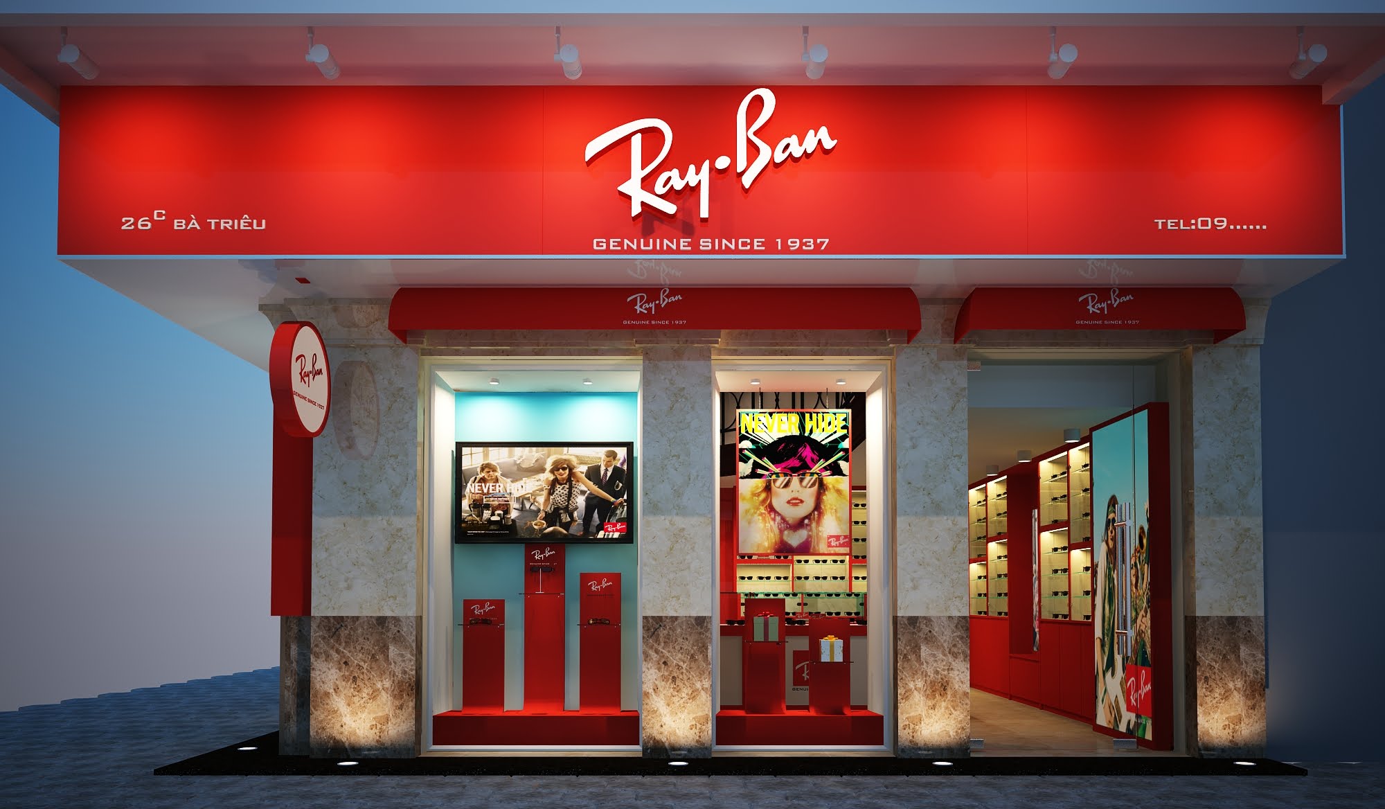 ray ban showroom in delhi