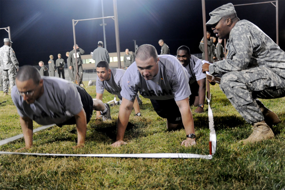 Army basic training discount routine