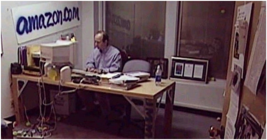 This Was Jeff Bezos' First Office When Amazon Was Founded In 1994