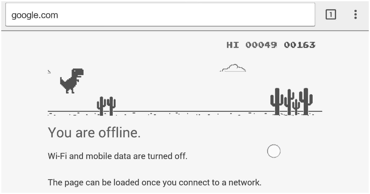 The Story Of Chrome's Dinosaur Game, Which Now Has 270 Million