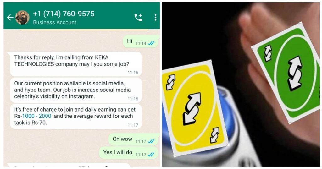 How Some Indians Are Scamming Whatsapp Scammers Who Promise Fake Jobs