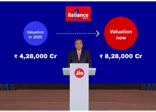 reliance retail valuation