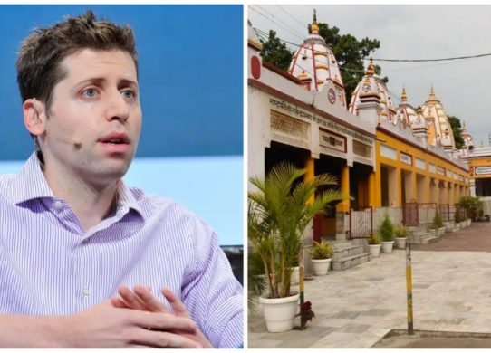 sam altman india ashram