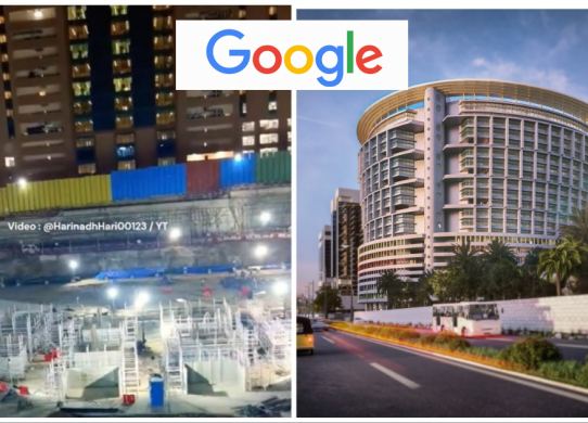 google hyderabad campus office financial district