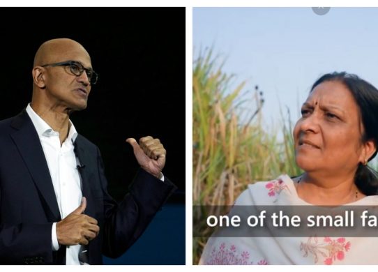 satya nadella baramati farmer